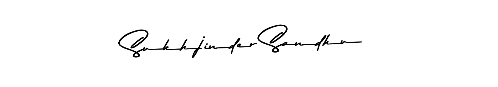 Make a beautiful signature design for name Sukhjinder Sandhu. With this signature (Asem Kandis PERSONAL USE) style, you can create a handwritten signature for free. Sukhjinder Sandhu signature style 9 images and pictures png