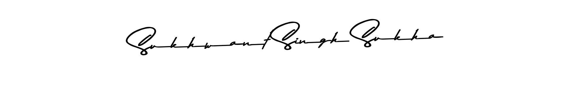 Design your own signature with our free online signature maker. With this signature software, you can create a handwritten (Asem Kandis PERSONAL USE) signature for name Sukhwant Singh Sukha. Sukhwant Singh Sukha signature style 9 images and pictures png