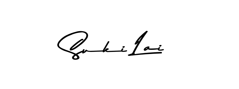 Create a beautiful signature design for name Suki Lai. With this signature (Asem Kandis PERSONAL USE) fonts, you can make a handwritten signature for free. Suki Lai signature style 9 images and pictures png