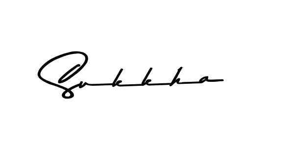 How to make Sukkha signature? Asem Kandis PERSONAL USE is a professional autograph style. Create handwritten signature for Sukkha name. Sukkha signature style 9 images and pictures png