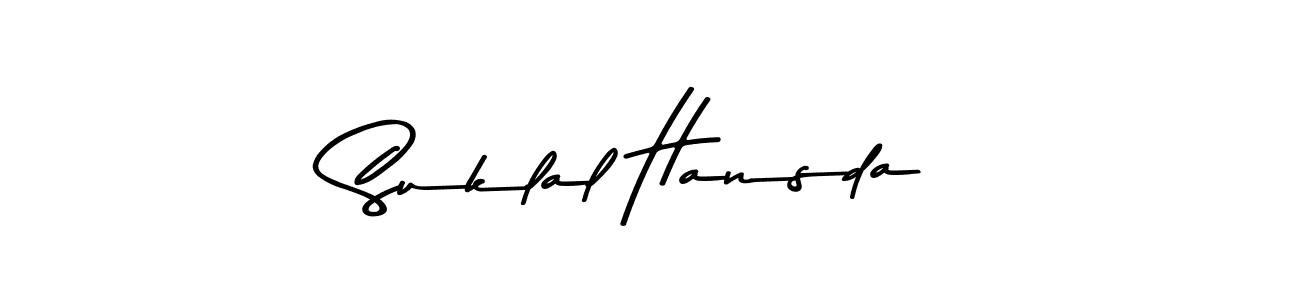 Also You can easily find your signature by using the search form. We will create Suklal Hansda name handwritten signature images for you free of cost using Asem Kandis PERSONAL USE sign style. Suklal Hansda signature style 9 images and pictures png