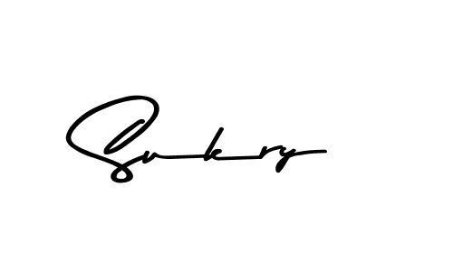 Sukry stylish signature style. Best Handwritten Sign (Asem Kandis PERSONAL USE) for my name. Handwritten Signature Collection Ideas for my name Sukry. Sukry signature style 9 images and pictures png