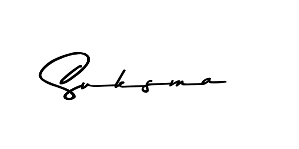 Make a beautiful signature design for name Suksma. Use this online signature maker to create a handwritten signature for free. Suksma signature style 9 images and pictures png