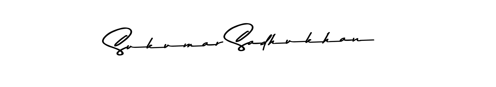 Make a beautiful signature design for name Sukumar Sadhukhan. With this signature (Asem Kandis PERSONAL USE) style, you can create a handwritten signature for free. Sukumar Sadhukhan signature style 9 images and pictures png