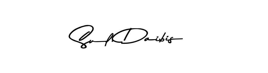 The best way (Asem Kandis PERSONAL USE) to make a short signature is to pick only two or three words in your name. The name Sul. Daibis include a total of six letters. For converting this name. Sul. Daibis signature style 9 images and pictures png