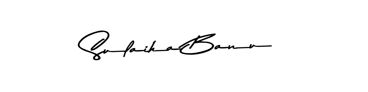 Sulaiha Banu stylish signature style. Best Handwritten Sign (Asem Kandis PERSONAL USE) for my name. Handwritten Signature Collection Ideas for my name Sulaiha Banu. Sulaiha Banu signature style 9 images and pictures png