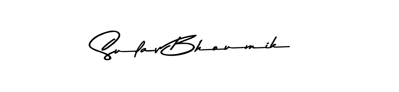 if you are searching for the best signature style for your name Sulav Bhoumik. so please give up your signature search. here we have designed multiple signature styles  using Asem Kandis PERSONAL USE. Sulav Bhoumik signature style 9 images and pictures png