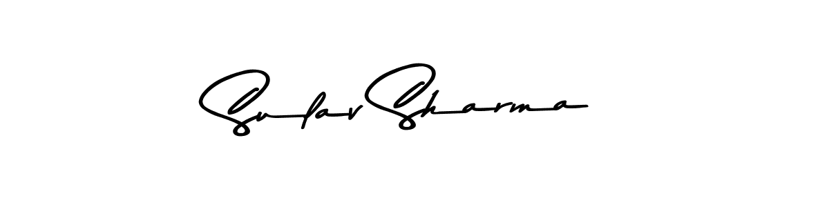 Also we have Sulav Sharma name is the best signature style. Create professional handwritten signature collection using Asem Kandis PERSONAL USE autograph style. Sulav Sharma signature style 9 images and pictures png