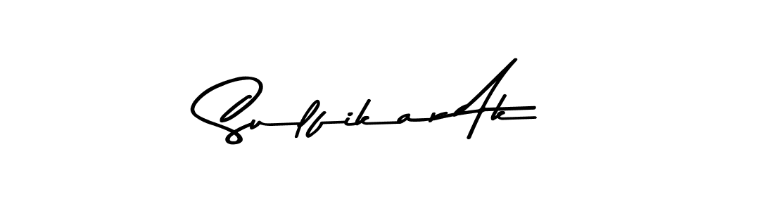 Create a beautiful signature design for name Sulfikar Ak. With this signature (Asem Kandis PERSONAL USE) fonts, you can make a handwritten signature for free. Sulfikar Ak signature style 9 images and pictures png