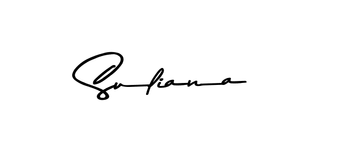 How to make Suliana signature? Asem Kandis PERSONAL USE is a professional autograph style. Create handwritten signature for Suliana name. Suliana signature style 9 images and pictures png