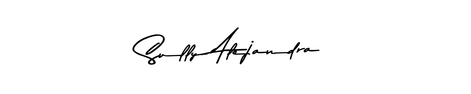 Use a signature maker to create a handwritten signature online. With this signature software, you can design (Asem Kandis PERSONAL USE) your own signature for name Sully Alejandra. Sully Alejandra signature style 9 images and pictures png