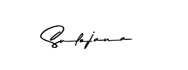 How to make Sulojana signature? Asem Kandis PERSONAL USE is a professional autograph style. Create handwritten signature for Sulojana name. Sulojana signature style 9 images and pictures png