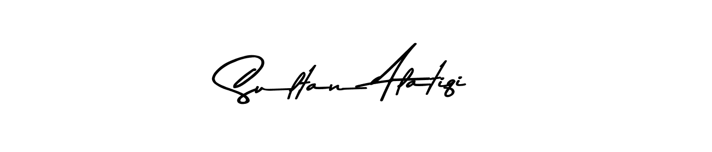 Use a signature maker to create a handwritten signature online. With this signature software, you can design (Asem Kandis PERSONAL USE) your own signature for name Sultan Alatiqi. Sultan Alatiqi signature style 9 images and pictures png