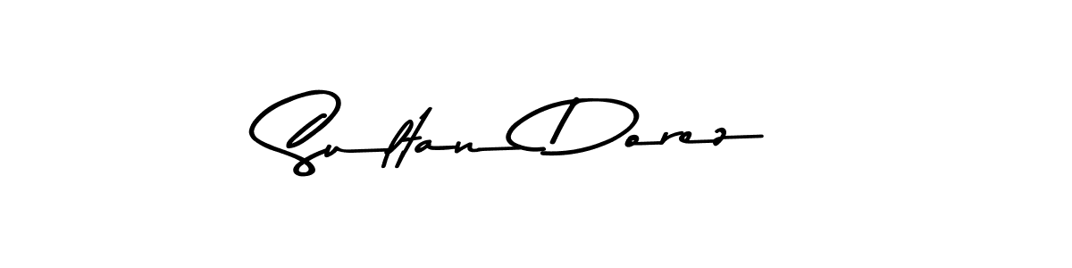 How to make Sultan Dorez name signature. Use Asem Kandis PERSONAL USE style for creating short signs online. This is the latest handwritten sign. Sultan Dorez signature style 9 images and pictures png