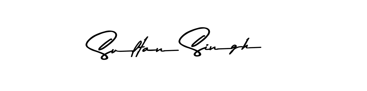 Create a beautiful signature design for name Sultan Singh. With this signature (Asem Kandis PERSONAL USE) fonts, you can make a handwritten signature for free. Sultan Singh signature style 9 images and pictures png