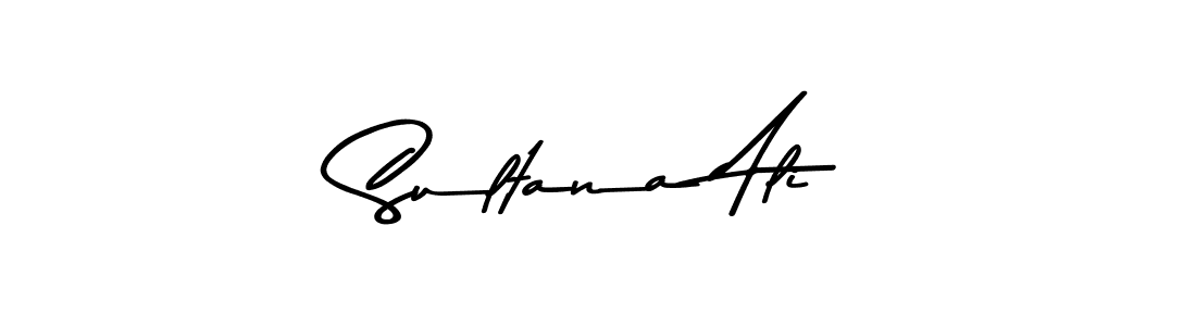 Make a beautiful signature design for name Sultana Ali. With this signature (Asem Kandis PERSONAL USE) style, you can create a handwritten signature for free. Sultana Ali signature style 9 images and pictures png