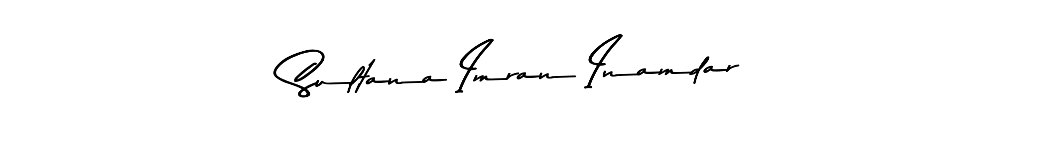 Design your own signature with our free online signature maker. With this signature software, you can create a handwritten (Asem Kandis PERSONAL USE) signature for name Sultana Imran Inamdar. Sultana Imran Inamdar signature style 9 images and pictures png