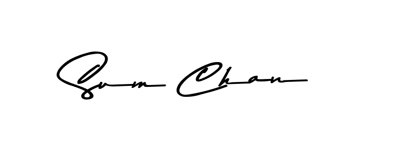 Make a beautiful signature design for name Sum Chan. Use this online signature maker to create a handwritten signature for free. Sum Chan signature style 9 images and pictures png