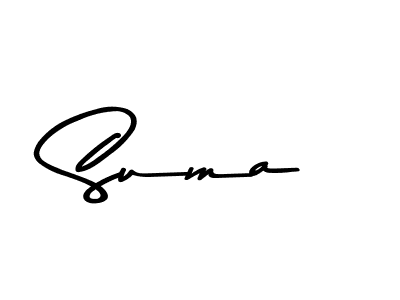 Design your own signature with our free online signature maker. With this signature software, you can create a handwritten (Asem Kandis PERSONAL USE) signature for name Suma. Suma signature style 9 images and pictures png