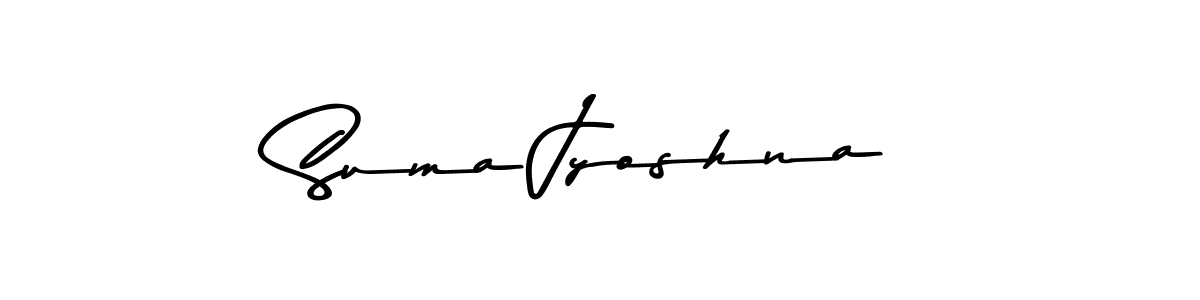 Suma Jyoshna stylish signature style. Best Handwritten Sign (Asem Kandis PERSONAL USE) for my name. Handwritten Signature Collection Ideas for my name Suma Jyoshna. Suma Jyoshna signature style 9 images and pictures png