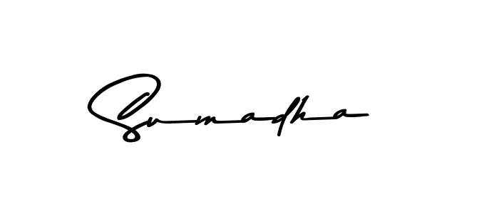 Make a short Sumadha signature style. Manage your documents anywhere anytime using Asem Kandis PERSONAL USE. Create and add eSignatures, submit forms, share and send files easily. Sumadha signature style 9 images and pictures png