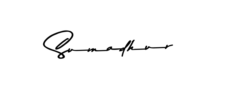 You should practise on your own different ways (Asem Kandis PERSONAL USE) to write your name (Sumadhur) in signature. don't let someone else do it for you. Sumadhur signature style 9 images and pictures png