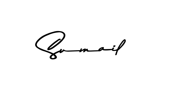 How to make Sumail name signature. Use Asem Kandis PERSONAL USE style for creating short signs online. This is the latest handwritten sign. Sumail signature style 9 images and pictures png