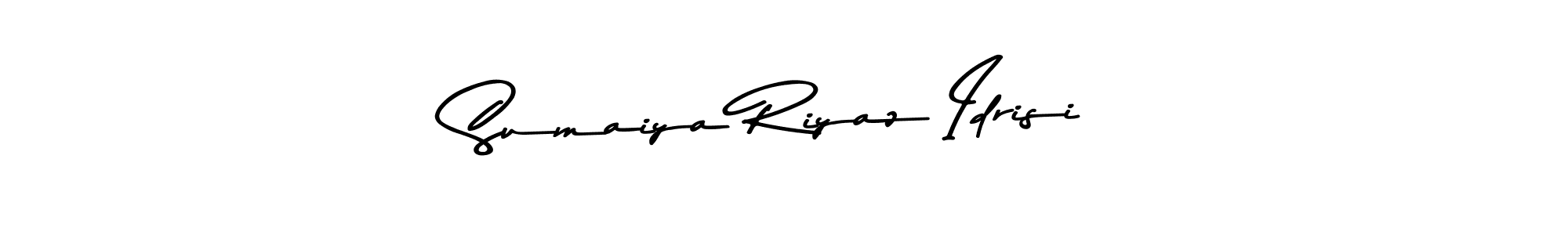 Also You can easily find your signature by using the search form. We will create Sumaiya Riyaz Idrisi name handwritten signature images for you free of cost using Asem Kandis PERSONAL USE sign style. Sumaiya Riyaz Idrisi signature style 9 images and pictures png