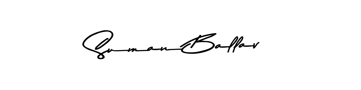 It looks lik you need a new signature style for name Suman Ballav. Design unique handwritten (Asem Kandis PERSONAL USE) signature with our free signature maker in just a few clicks. Suman Ballav signature style 9 images and pictures png