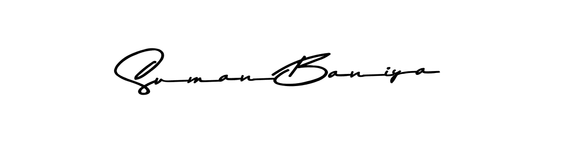 if you are searching for the best signature style for your name Suman Baniya. so please give up your signature search. here we have designed multiple signature styles  using Asem Kandis PERSONAL USE. Suman Baniya signature style 9 images and pictures png