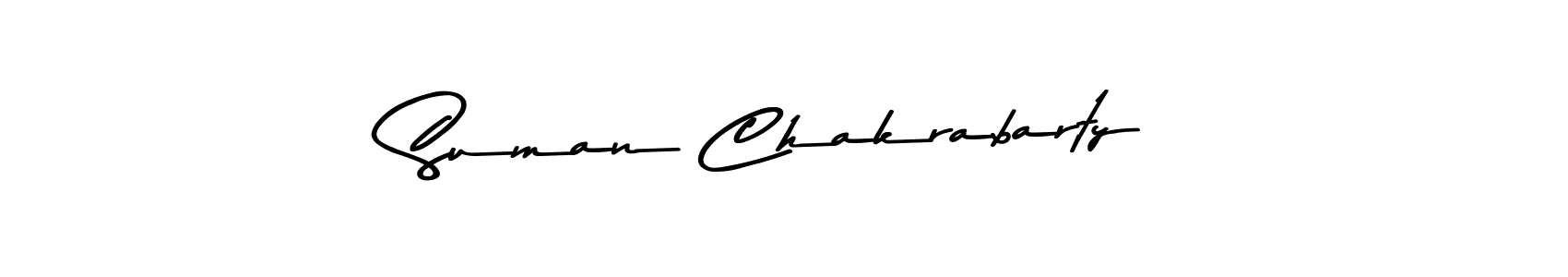 Design your own signature with our free online signature maker. With this signature software, you can create a handwritten (Asem Kandis PERSONAL USE) signature for name Suman Chakrabarty. Suman Chakrabarty signature style 9 images and pictures png