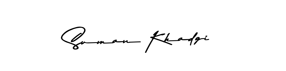 Asem Kandis PERSONAL USE is a professional signature style that is perfect for those who want to add a touch of class to their signature. It is also a great choice for those who want to make their signature more unique. Get Suman Khadgi name to fancy signature for free. Suman Khadgi signature style 9 images and pictures png
