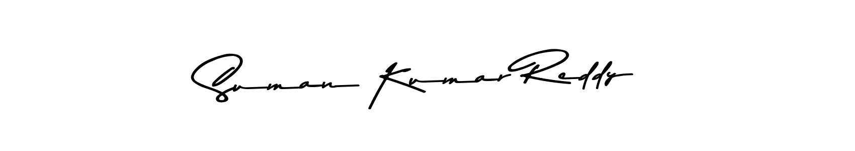 Use a signature maker to create a handwritten signature online. With this signature software, you can design (Asem Kandis PERSONAL USE) your own signature for name Suman Kumar Reddy. Suman Kumar Reddy signature style 9 images and pictures png