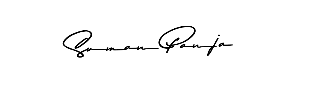 Use a signature maker to create a handwritten signature online. With this signature software, you can design (Asem Kandis PERSONAL USE) your own signature for name Suman Panja. Suman Panja signature style 9 images and pictures png