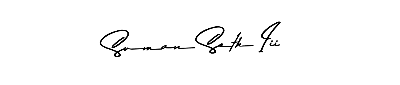 Design your own signature with our free online signature maker. With this signature software, you can create a handwritten (Asem Kandis PERSONAL USE) signature for name Suman Seth Iii. Suman Seth Iii signature style 9 images and pictures png