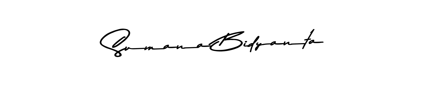 Design your own signature with our free online signature maker. With this signature software, you can create a handwritten (Asem Kandis PERSONAL USE) signature for name Sumana Bidyanta. Sumana Bidyanta signature style 9 images and pictures png