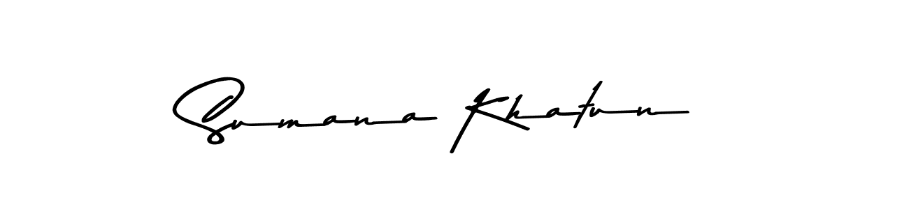 You should practise on your own different ways (Asem Kandis PERSONAL USE) to write your name (Sumana Khatun) in signature. don't let someone else do it for you. Sumana Khatun signature style 9 images and pictures png