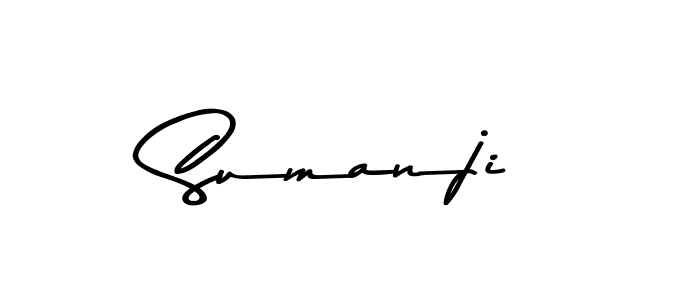 How to make Sumanji name signature. Use Asem Kandis PERSONAL USE style for creating short signs online. This is the latest handwritten sign. Sumanji signature style 9 images and pictures png
