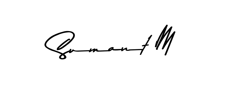 Here are the top 10 professional signature styles for the name Sumant M. These are the best autograph styles you can use for your name. Sumant M signature style 9 images and pictures png
