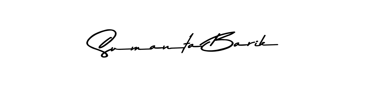 Design your own signature with our free online signature maker. With this signature software, you can create a handwritten (Asem Kandis PERSONAL USE) signature for name Sumanta Barik. Sumanta Barik signature style 9 images and pictures png