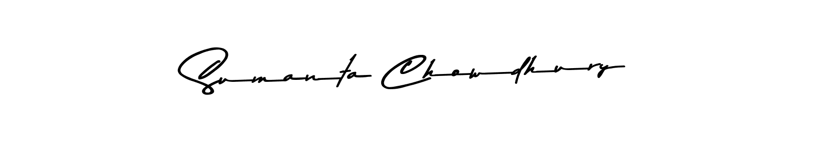 How to make Sumanta Chowdhury signature? Asem Kandis PERSONAL USE is a professional autograph style. Create handwritten signature for Sumanta Chowdhury name. Sumanta Chowdhury signature style 9 images and pictures png