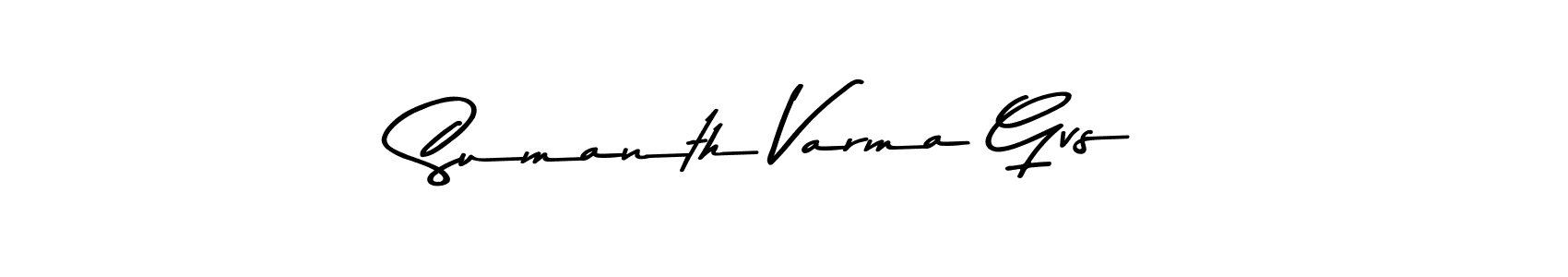 Also You can easily find your signature by using the search form. We will create Sumanth Varma Gvs name handwritten signature images for you free of cost using Asem Kandis PERSONAL USE sign style. Sumanth Varma Gvs signature style 9 images and pictures png