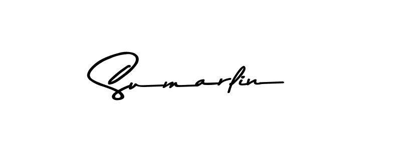 Make a beautiful signature design for name Sumarlin. Use this online signature maker to create a handwritten signature for free. Sumarlin signature style 9 images and pictures png