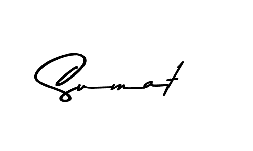 Similarly Asem Kandis PERSONAL USE is the best handwritten signature design. Signature creator online .You can use it as an online autograph creator for name Sumat. Sumat signature style 9 images and pictures png