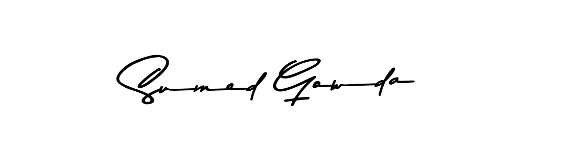 You should practise on your own different ways (Asem Kandis PERSONAL USE) to write your name (Sumed Gowda) in signature. don't let someone else do it for you. Sumed Gowda signature style 9 images and pictures png