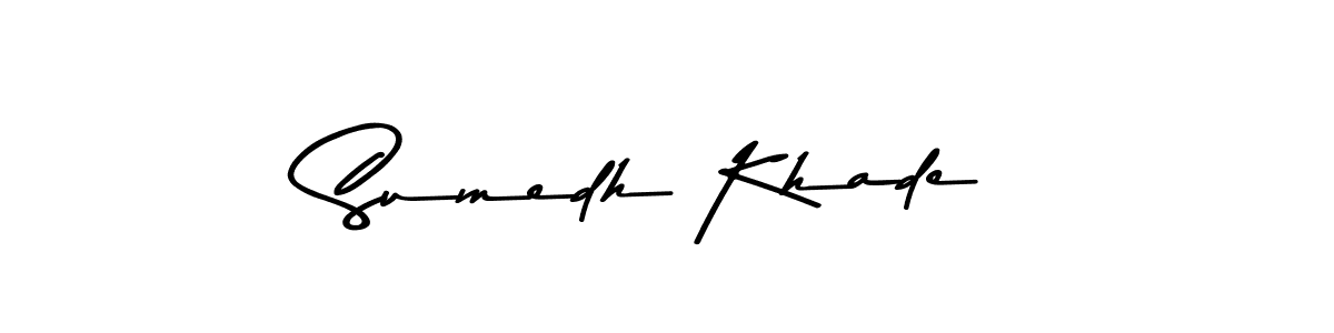 if you are searching for the best signature style for your name Sumedh Khade. so please give up your signature search. here we have designed multiple signature styles  using Asem Kandis PERSONAL USE. Sumedh Khade signature style 9 images and pictures png
