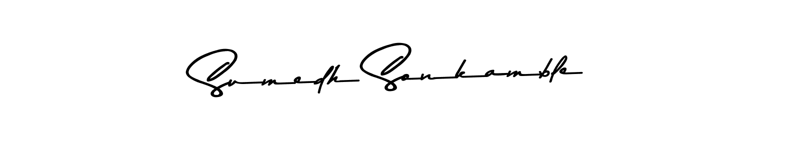 You can use this online signature creator to create a handwritten signature for the name Sumedh Sonkamble. This is the best online autograph maker. Sumedh Sonkamble signature style 9 images and pictures png