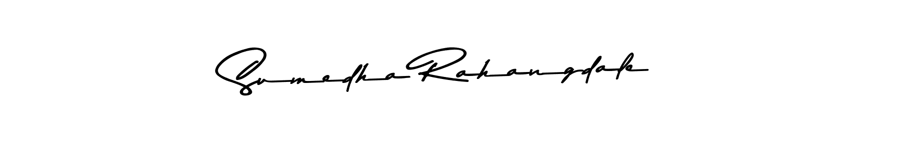 Make a beautiful signature design for name Sumedha Rahangdale. With this signature (Asem Kandis PERSONAL USE) style, you can create a handwritten signature for free. Sumedha Rahangdale signature style 9 images and pictures png