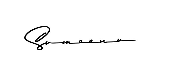 Similarly Asem Kandis PERSONAL USE is the best handwritten signature design. Signature creator online .You can use it as an online autograph creator for name Sumeenu. Sumeenu signature style 9 images and pictures png