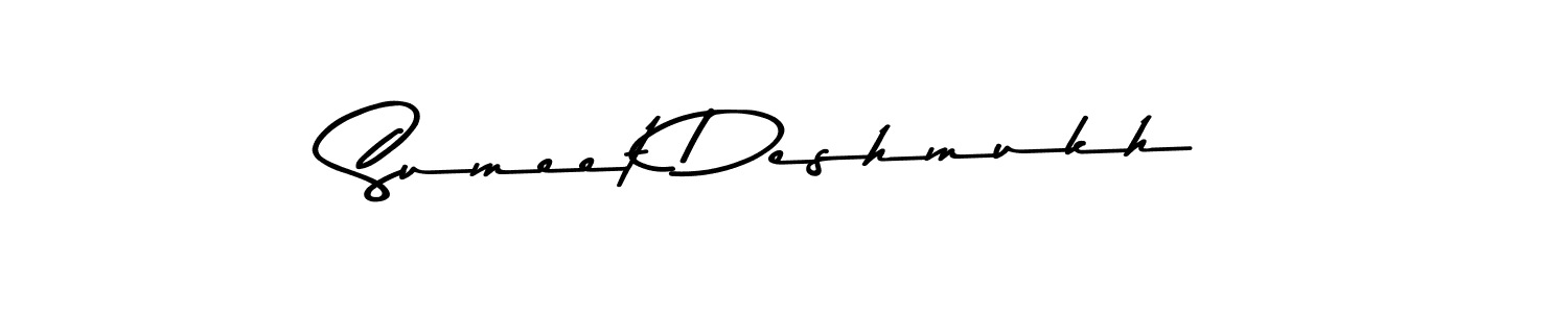 It looks lik you need a new signature style for name Sumeet Deshmukh. Design unique handwritten (Asem Kandis PERSONAL USE) signature with our free signature maker in just a few clicks. Sumeet Deshmukh signature style 9 images and pictures png